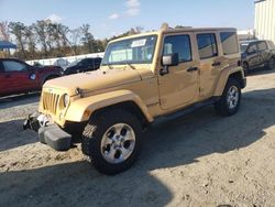 Jeep Wrangler salvage cars for sale: 2014 Jeep Wrangler Unlimited Sahara