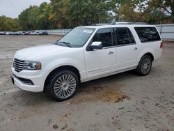 Salvage cars for sale from Copart North Billerica, MA: 2015 Lincoln Navigator L