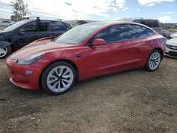 Tesla salvage cars for sale: 2021 Tesla Model 3