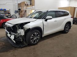 Toyota Highlander salvage cars for sale: 2021 Toyota Highlander XLE