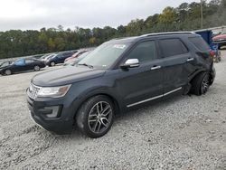 Ford Explorer salvage cars for sale: 2017 Ford Explorer Platinum