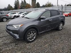 Salvage cars for sale from Copart Graham, WA: 2017 Toyota Rav4 HV Limited