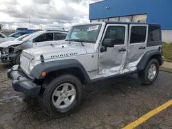 Jeep Wrangler salvage cars for sale: 2011 Jeep Wrangler Unlimited Rubicon