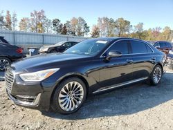 Salvage cars for sale from Copart Spartanburg, SC: 2018 Genesis G90 Premium