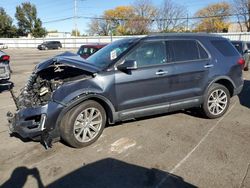 Ford Explorer salvage cars for sale: 2017 Ford Explorer Limited