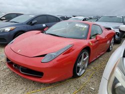 Ferrari salvage cars for sale: 2014 Ferrari 458 Spider