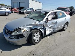 Honda Accord salvage cars for sale: 2005 Honda Accord LX