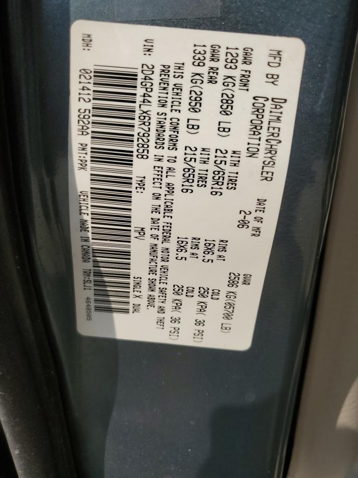 2006 Dodge Grand Caravan SXT