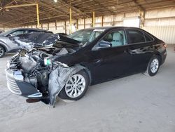 Toyota Camry salvage cars for sale: 2016 Toyota Camry LE