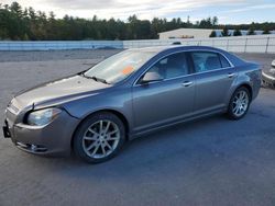 Salvage cars for sale from Copart Windham, ME: 2011 Chevrolet Malibu LTZ