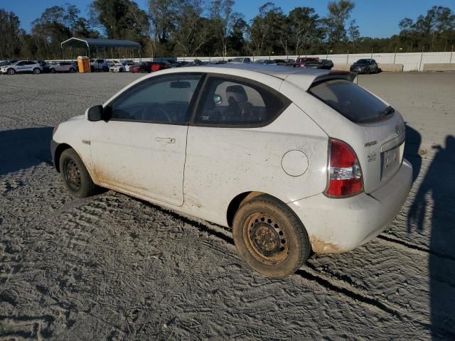 2010 Hyundai Accent Blue