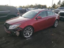 Buick Regal salvage cars for sale: 2012 Buick Regal GS