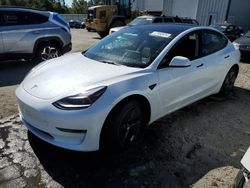 Tesla Model 3 salvage cars for sale: 2022 Tesla Model 3