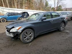 Salvage cars for sale from Copart Center Rutland, VT: 2012 Infiniti M37 X