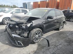 Mitsubishi salvage cars for sale: 2018 Mitsubishi Outlander Sport ES