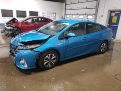 Toyota Prius salvage cars for sale: 2018 Toyota Prius Prime