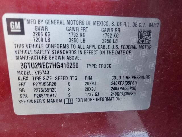 2017 GMC Sierra K1500 SLT