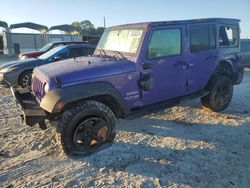 Jeep Wrangler salvage cars for sale: 2018 Jeep Wrangler Unlimited Sport