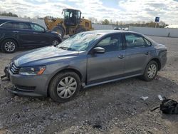 Volkswagen Passat salvage cars for sale: 2013 Volkswagen Passat S