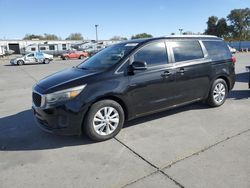 2015 KIA Sedona LX en venta en Sacramento, CA