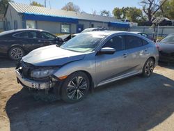 Honda Civic salvage cars for sale: 2016 Honda Civic EX