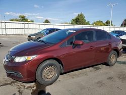 Honda Civic salvage cars for sale: 2015 Honda Civic LX