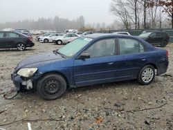 Honda Civic salvage cars for sale: 2005 Honda Civic LX