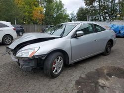 Salvage cars for sale from Copart Portland, OR: 2004 Honda Accord EX