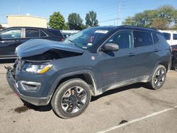 Jeep Compass salvage cars for sale: 2018 Jeep Compass Trailhawk