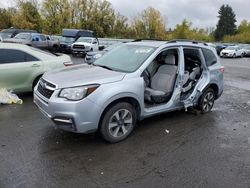 Subaru Forester salvage cars for sale: 2018 Subaru Forester 2.5I Premium