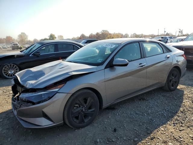 2021 Hyundai Elantra Blue