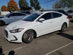 Hyundai salvage cars for sale: 2017 Hyundai Elantra SE