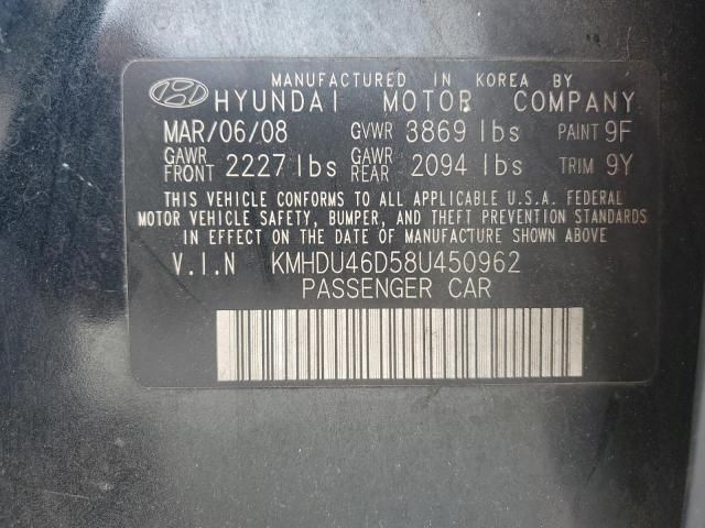 2008 Hyundai Elantra GLS