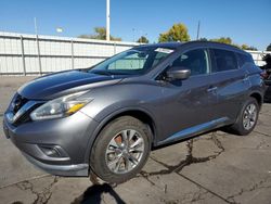 Nissan Murano salvage cars for sale: 2018 Nissan Murano S