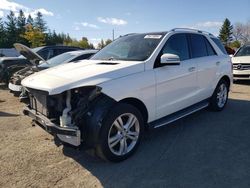 Salvage cars for sale from Copart Bowmanville, ON: 2014 Mercedes-Benz ML 350 Bluetec