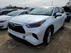 Toyota Highlander salvage cars for sale: 2023 Toyota Highlander L