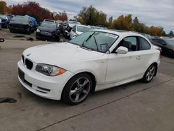 BMW 1 Series salvage cars for sale: 2011 BMW 128 I