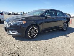 Ford Fusion salvage cars for sale: 2017 Ford Fusion Titanium