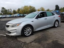 KIA Optima salvage cars for sale: 2016 KIA Optima LX