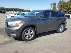 Toyota Highlander salvage cars for sale: 2014 Toyota Highlander Limited