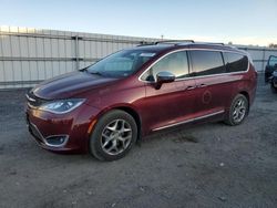 Chrysler salvage cars for sale: 2018 Chrysler Pacifica Limited