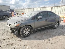 Honda Civic salvage cars for sale: 2012 Honda Civic LX