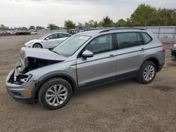 Volkswagen salvage cars for sale: 2019 Volkswagen Tiguan S