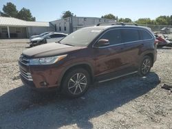 Toyota Highlander salvage cars for sale: 2019 Toyota Highlander SE