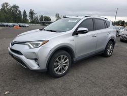 Toyota salvage cars for sale: 2016 Toyota Rav4 HV Limited