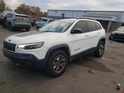 Jeep Cherokee salvage cars for sale: 2019 Jeep Cherokee Trailhawk