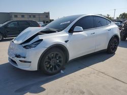 Tesla salvage cars for sale: 2022 Tesla Model Y