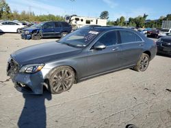 Mercedes-Benz salvage cars for sale: 2018 Mercedes-Benz S 450 4matic