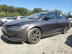 Chrysler 200 salvage cars for sale: 2015 Chrysler 200 S