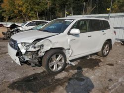 Toyota Highlander salvage cars for sale: 2008 Toyota Highlander Limited